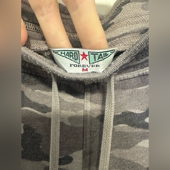 Hard Tail Gray Camouflage Jogger Track Pants - Picture 7 of 7